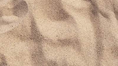 Brown natural sand, close-up
