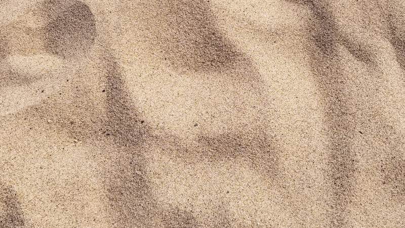 Brown natural sand, close-up